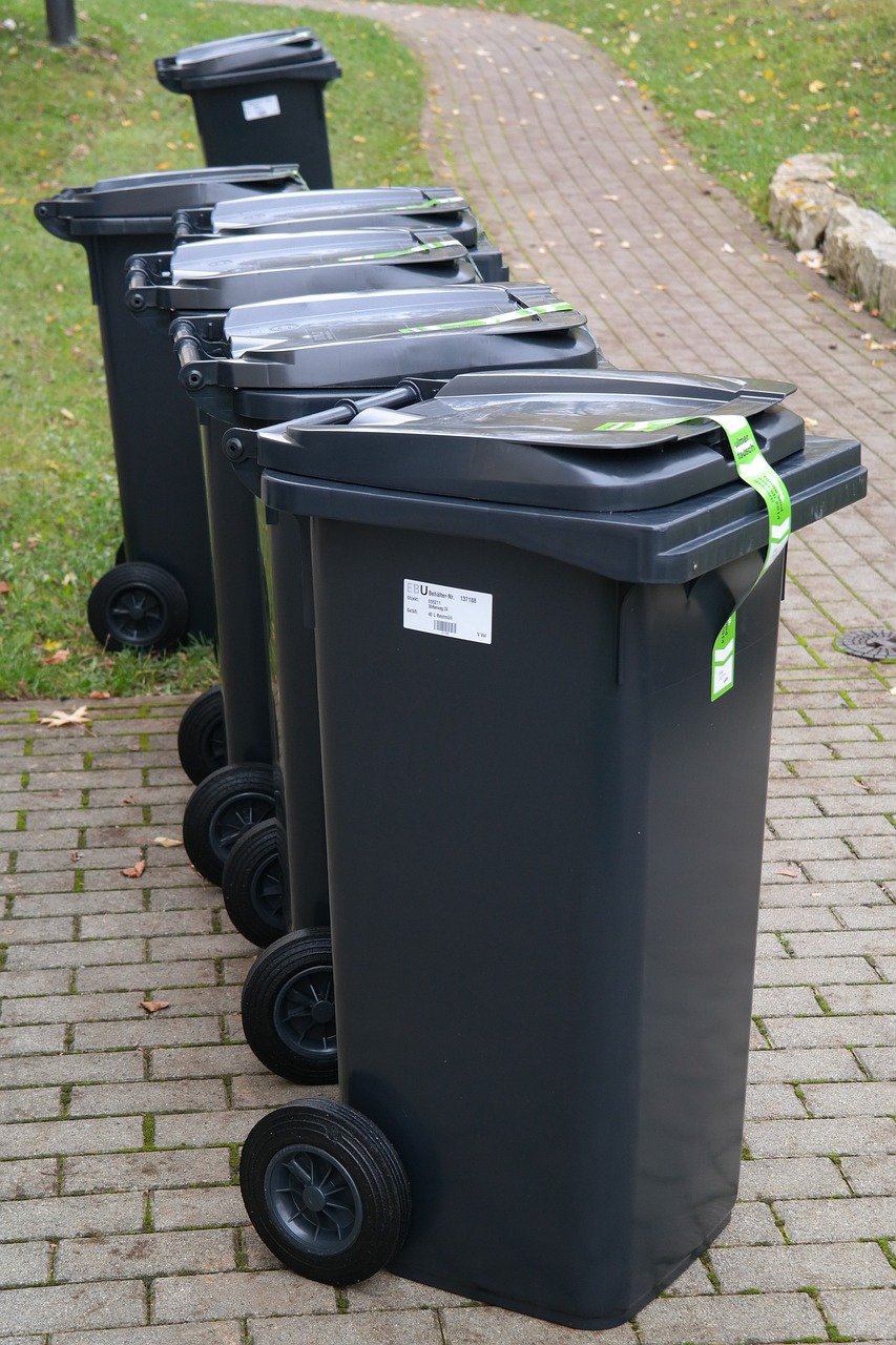 garbage can, waste, garbage